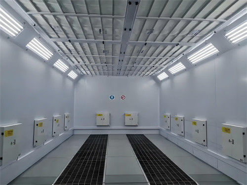 PLC Touch Screen Control Spray Booth