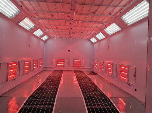 PLC Touch Screen Control Spray Booth