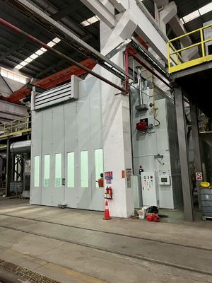 Large Spray Booths for Bus Truck Painting Heavy Duty Truck Paint Baking Room Diesel Heating System Spraying Oven