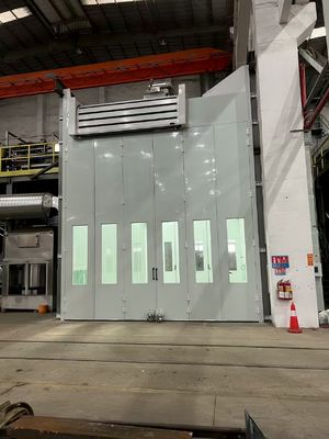 Large Spray Booths for Bus Truck Painting Heavy Duty Truck Paint Baking Room Diesel Heating System Spraying Oven