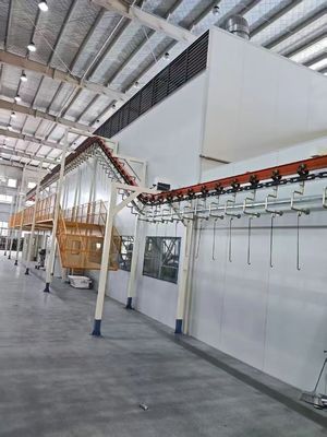 Automated Finish Line Powder Coating Paint Lines Precision Roller Clear Coat Spray Paint Line