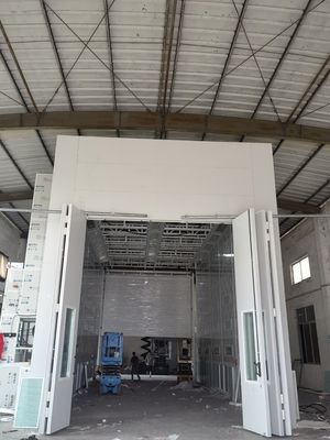 CoatTech Industrial High Efficiency Telescopic Mobile Paint Room, Retractable Tent