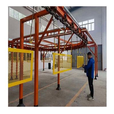 2026 Overhead Conveyor Paint Line Automated Powder Coating Line For Lightweight Items