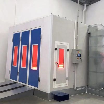 30kW cabine de pulvérisation de voiture électrique avec le flux d'air LED éclairage cabine de pulvérisation électrique