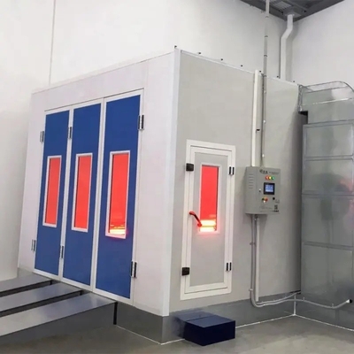 Durable 30kW boîte de peinture pour véhicules commerciaux boîte de peinture blanche revêtement chauffage électrique