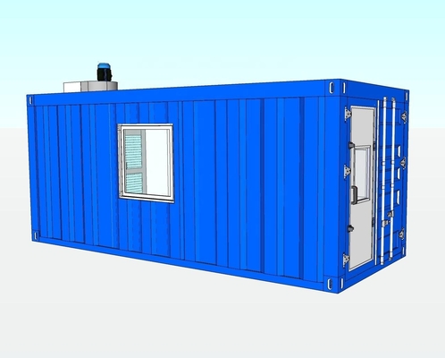 Appareil mobile compact pour conteneurs de pulvérisation Garage avec entrée d'air et filtre d'échappement