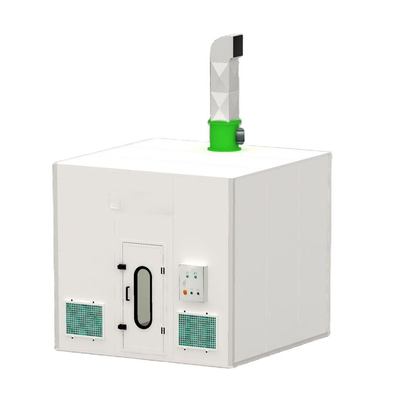 Salle de mélange de peinture sûre et propre avec ventilation avancée pour portable et polyvalent