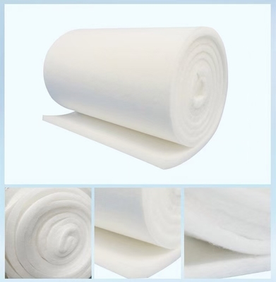 Filtre en coton de fibre de verre fiable, adapté aux cabines de peinture par pulvérisation à forte exposition.