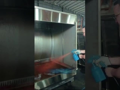 FEW-10 Cabine de peinture par pulvérisation à cascade avec rideau d'eau environnemental Petit