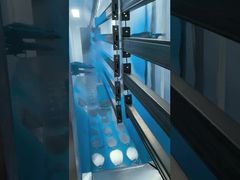 Ligne de revêtement automatique électrostatique en poudre Sytstem Machine de revêtement en poudre, four de durcissement et pulvérisation