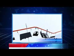 Accessoires automobiles chambre de séchage à haute température durcissement polyuréthane four de chauffage industriel