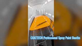 COATTECH Cabines de peinture en aérosol professionnelles | Durcissement infrarouge avancé et certifié CE