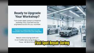 Lampe à polymérisation infrarouge à ondes courtes pour les réparations ponctuelles