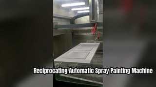 Machine de peinture par pulvérisation automatique alternative pour portes d'armoires et panneaux de bois