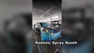 Cabine de peinture automatisée industrielle à haute efficacité CoatTech avec système de pulvérisation robotique piloté par l'IA